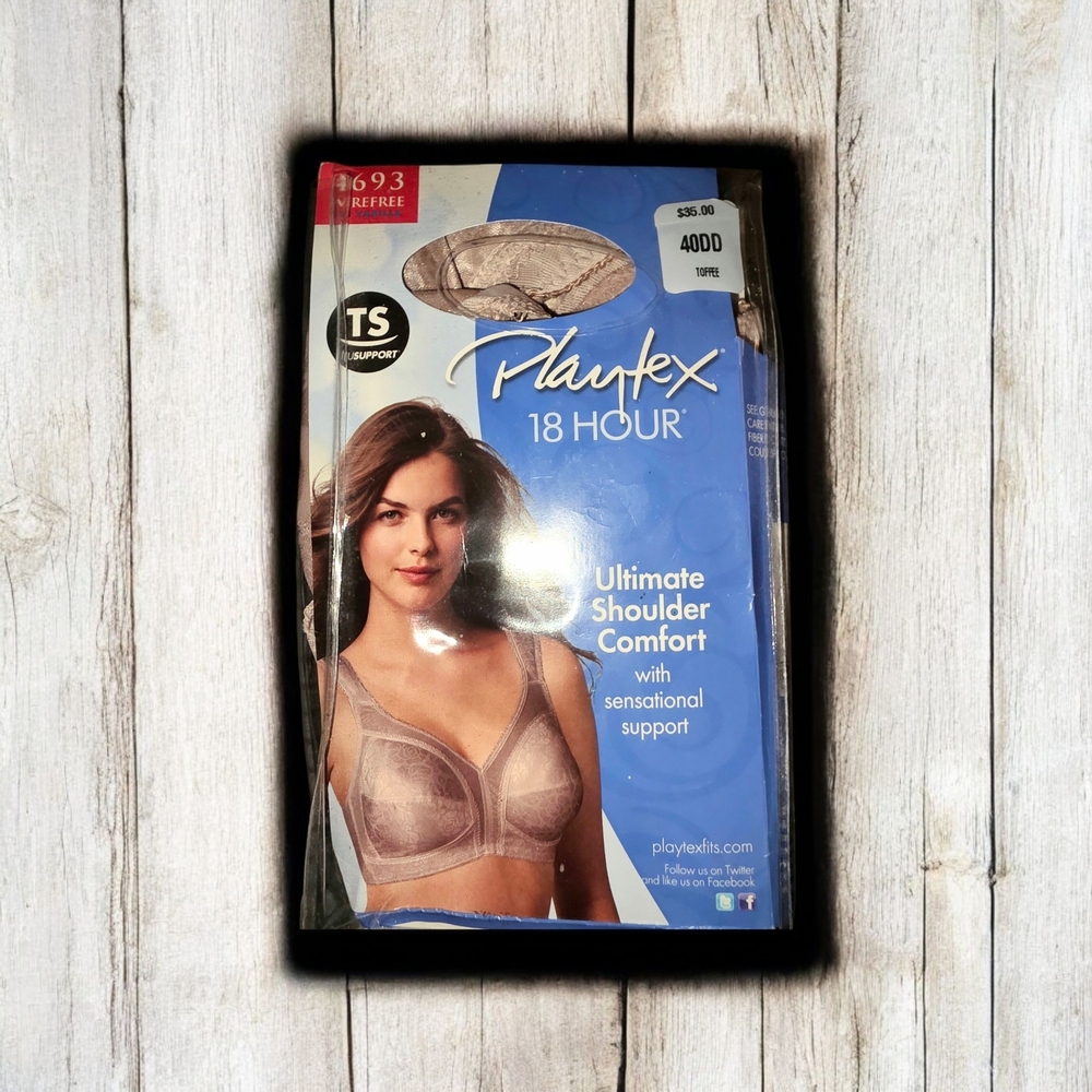 Playtex Women's 18 Hour Bra - Wireless - Ultimate Shoulder Comfort